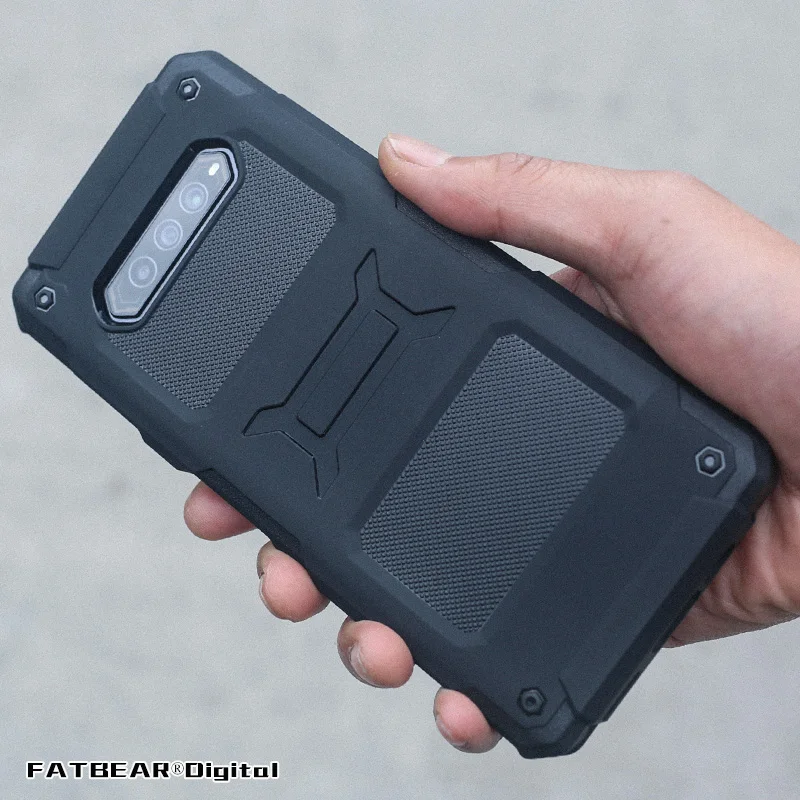 

FATBEAR Tactical Military Grade Rugged Shockproof Armor Case Cover for Xiaomi Black Shark 4 / 4S / Pro