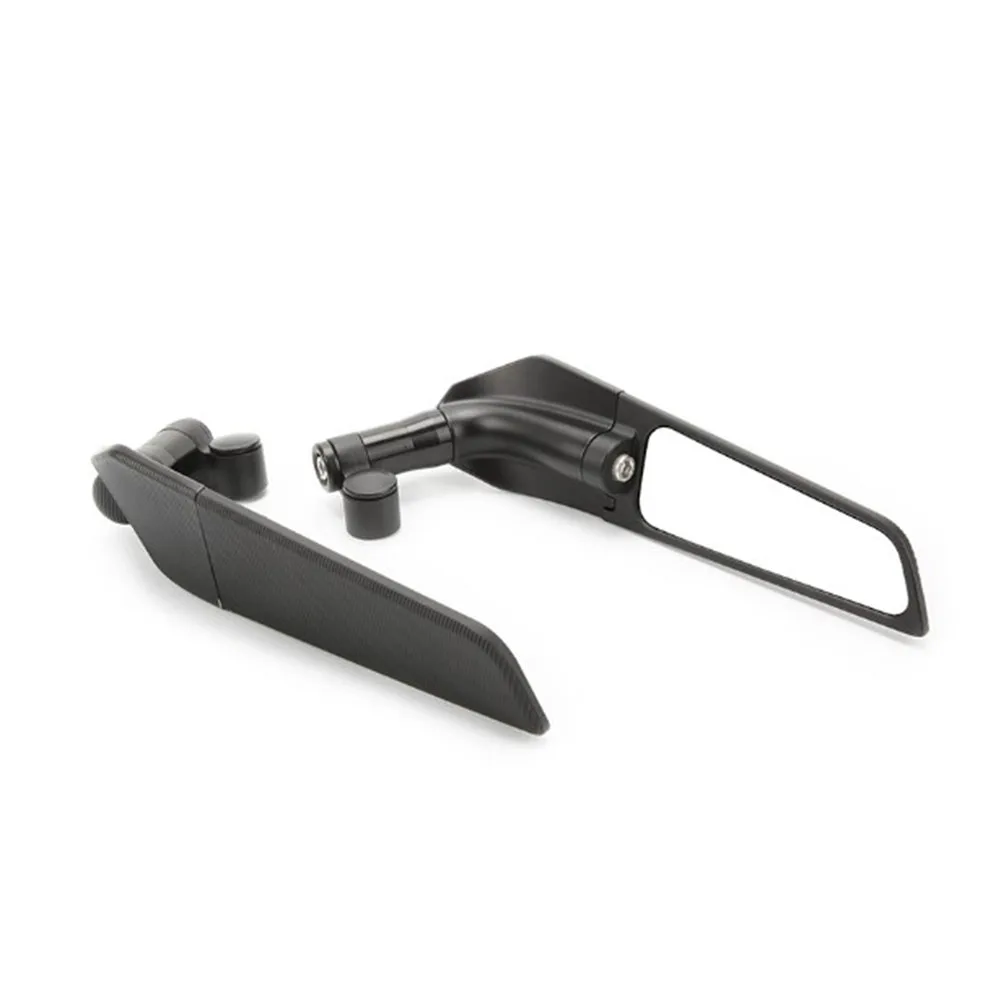 

New Rearview Mirror Side Mirrors 2pcs Accessories Adjustable Aluminum Black Durable Modified Motorcycle Parts Rotating