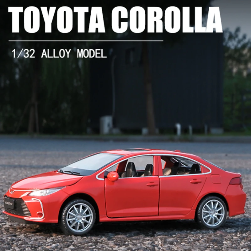 Модель автомобиля TOYOTA Corolla из сплава в масштабе 1:32 литой металлический
