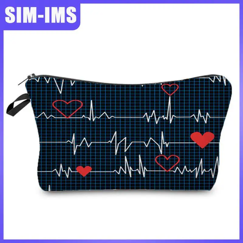 

Peach Skin Velvet High-quality Cosmetic Bag 22x13.5cm Storage Bag Waterproof Pencil Case Makeup Tool Polyester For Boys Fashion