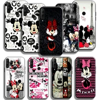 mickey minnie mouse cartoon for huawei honor 9x 8x 7x pro case for honor 10x lite phone case silicone cover black