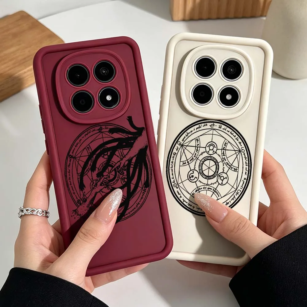 Фото Модный чехол для телефона Fullmetal Alchemist для Xiaomi Redmi Note 15 14 13 12 11 10 14S 11S Pro Plus 5G, силиконовый чехол Eye Ladder №2