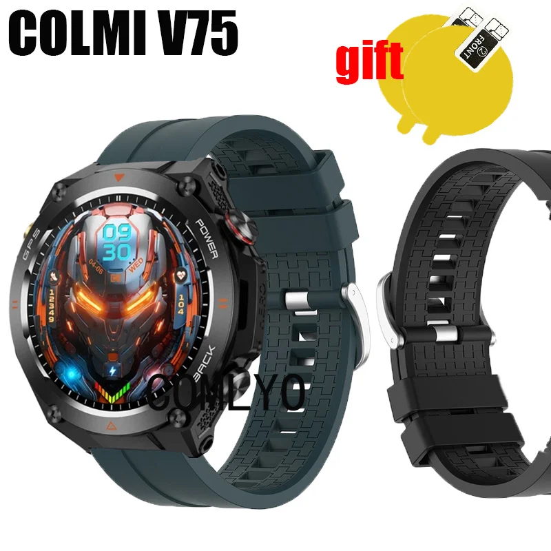 Силиконовый защитный ремешок для смарт-часов COLMI V75