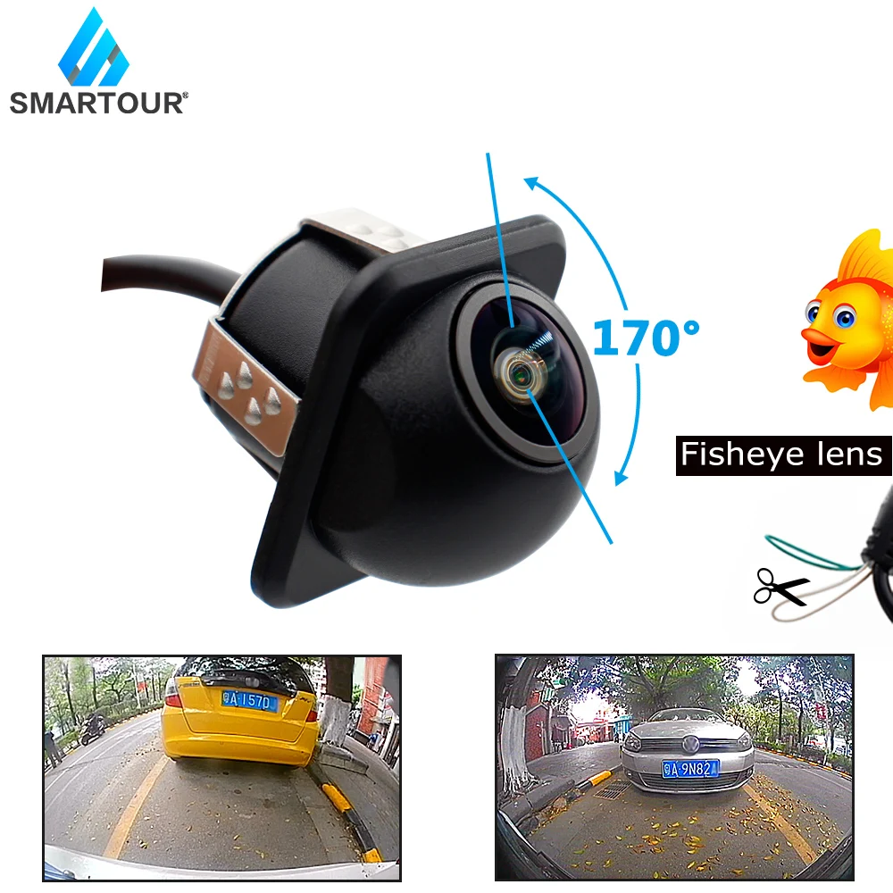 

CCD Starlight ночное видение рыбий глаз водонепроницаемая система помощи при парковке автомобиля HD автомобиль передний и задний вид резервная ка...