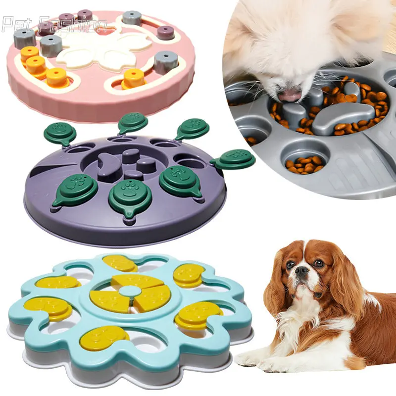 Pet Dog Slow Feeder Bowl Puppy Non Slip Puzzle Bowl Anti-Gul