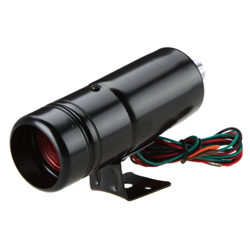 Car Gauge Adjustable 1000-11000 RPM Tacho Shift Light Tachometer Red LED Aluminum Black Shell Surface |