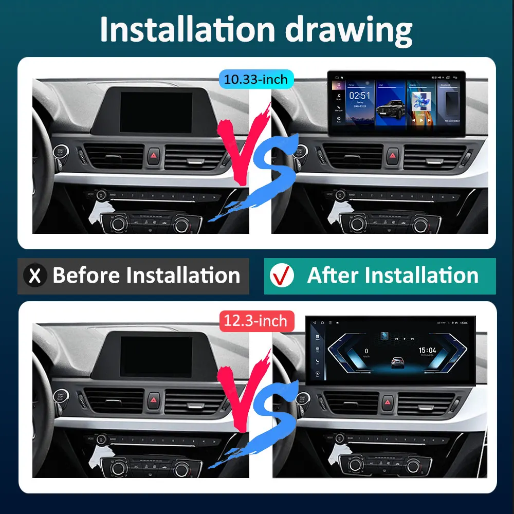 Автомобильный видеоплеер Android 16 для BMW 1 серии F20 F21 F22 F23 2016-2023 Система NBTEVO GPS Navi 4G Ультратонкий сенсорный экран QLED (art.: 3920ce8ff34c2) - 3920ce8ff34c2