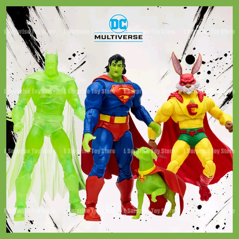 

Mcfarlane Toys DC Multiverse Captain Carrot Superman Krypto Green Lantern Batman Variant Anime Action Figure Figurine Gifts Toy
