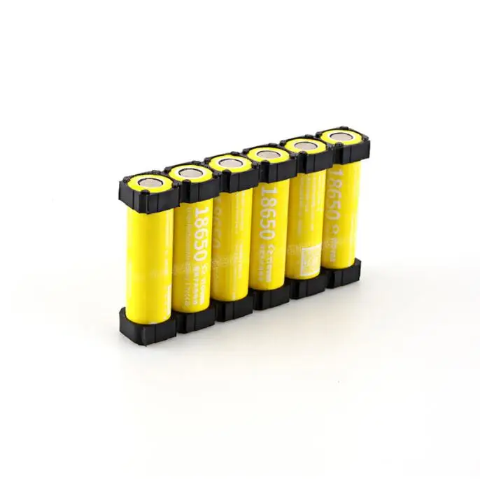 

MasterFire 500pcs/lot 1*6 Cell 18650 Batteries Spacer Radiating Shell Plastic Heat Holder Bracket Battery Storage Box Brackets