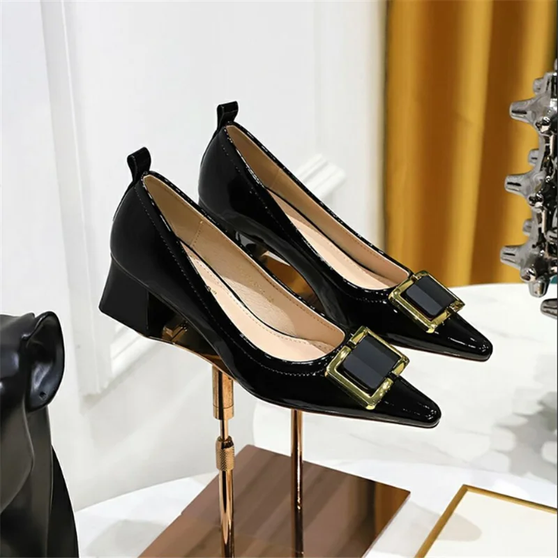 Обувь BIGTREE женские туфли-лодочки с квадратной головкой женская обувь на каблуке