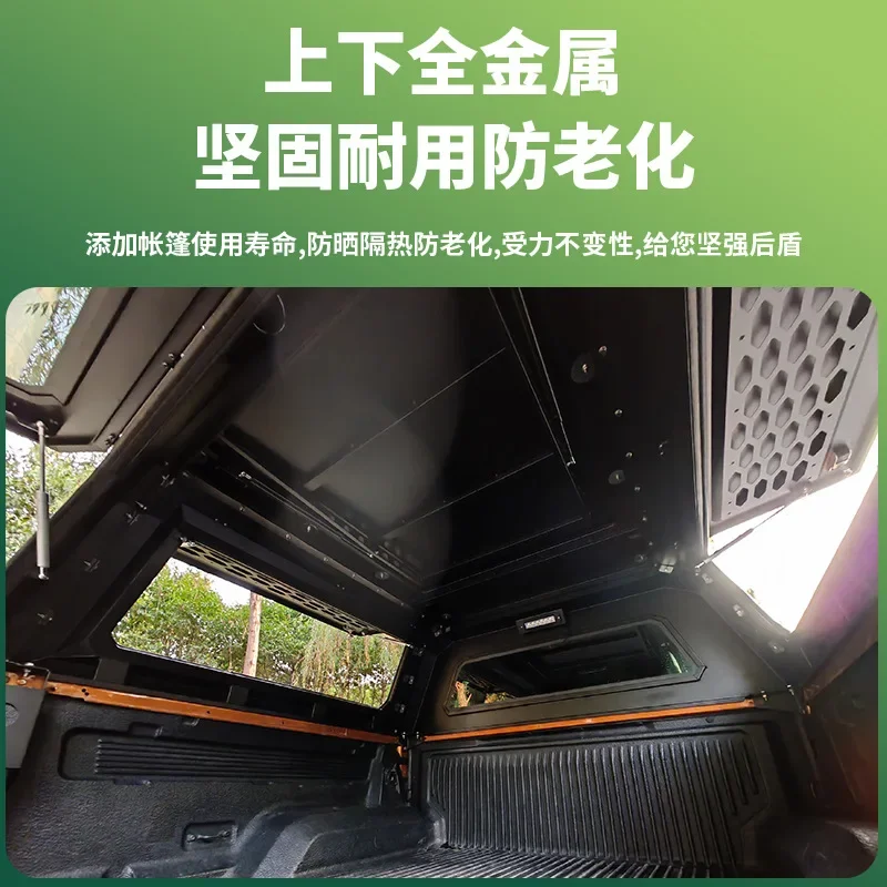 Пикап с высокой крышкой встроенная палатка алюминиевая треугольная крыша