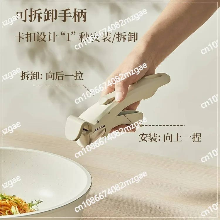 Кроссовая Съемная домашняя ВОК набор кастрюль специальная газовая плита для