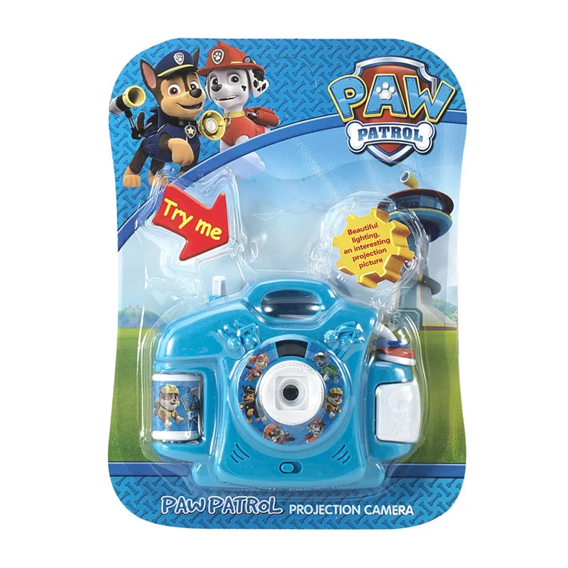 

New Paw Patrol 3D Projection Camera Toys Anime Figures Cartoon Patterns Children's Toys Girl Camera Kids Birthday Gift forToy