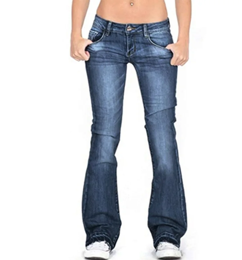 

Женские расклешенные джинсы с завышенной талией, Эластичные Обтягивающие Брюки с широкими штанинами, новая уличная одежда 2022