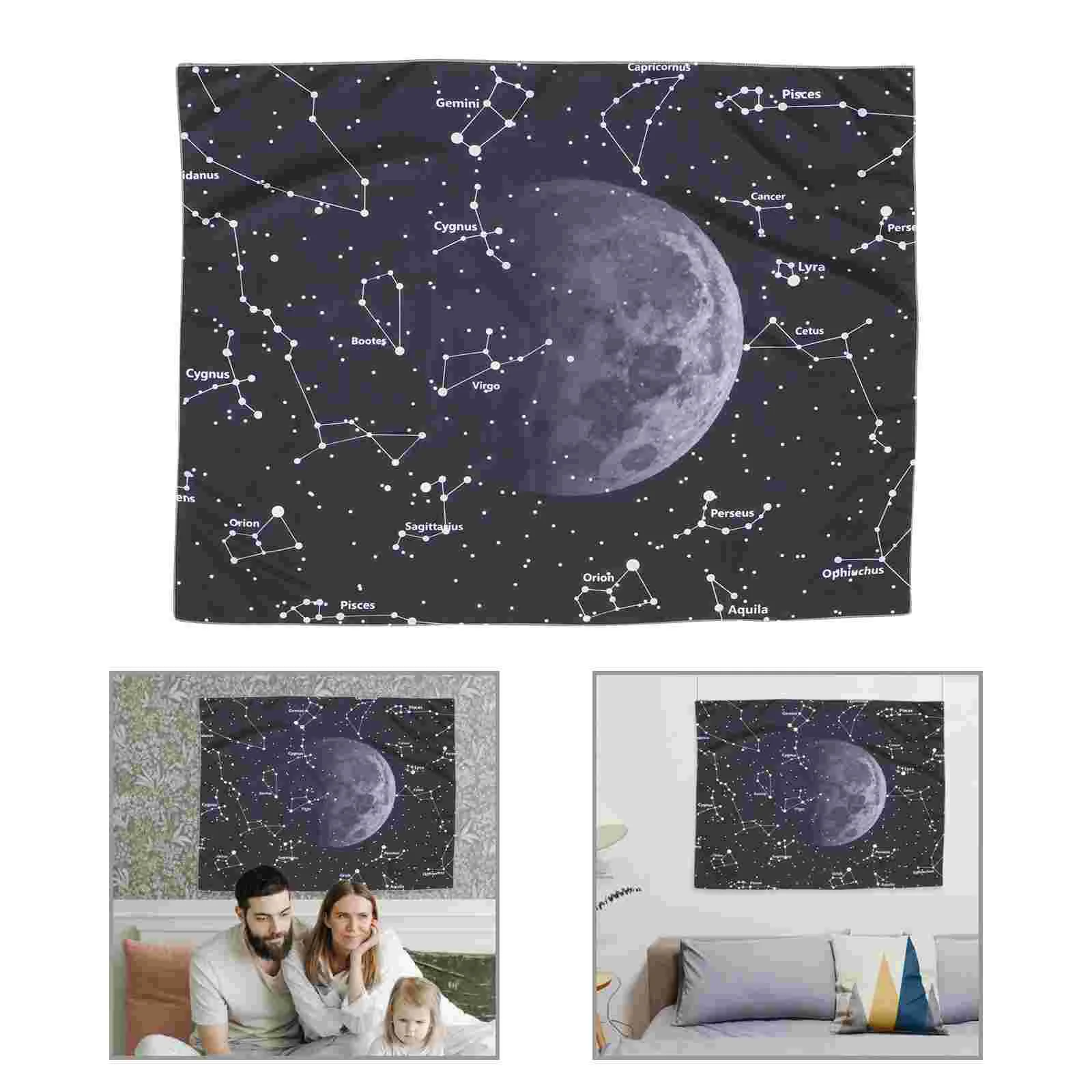 

Star Map Pattern Tapestry Beautiful Wall Hanging Decorative Backdrop Decor