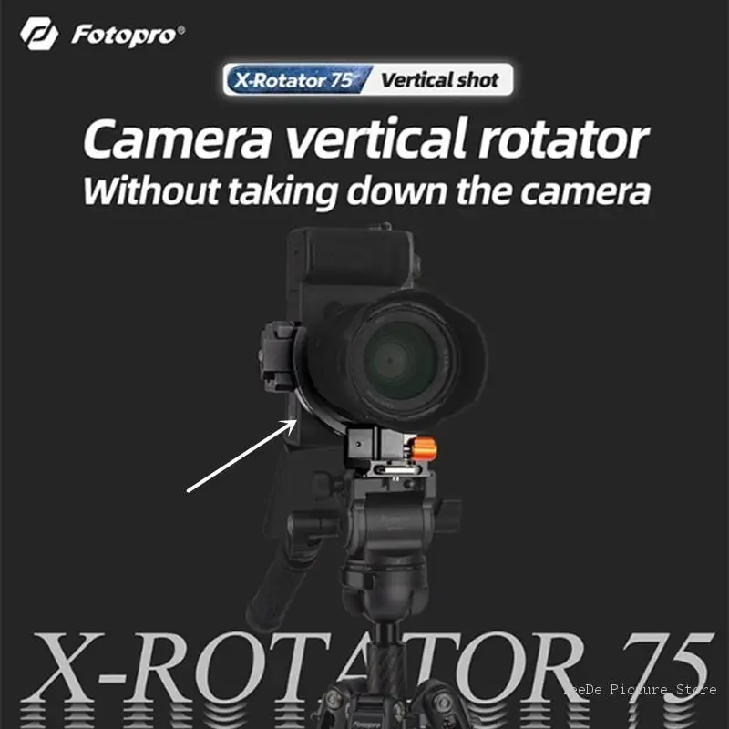 Фотоаппарат X-Rotator 75 1/4 с круглым дизайном горизонтально-вертикальная Монтажная пластина для камеры Sony A7 III/A7R V/A7 IV/A7S III/A7R IV DSLR