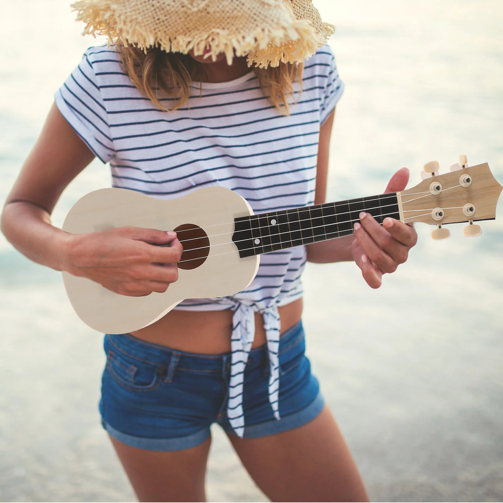 Ручная сборка комплект материалов для укулеле гитары живопись самоокраска набор