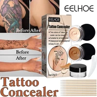 double color waterproof tattoo concealer sweat proof skin brighten foundation cover birthmark scars concealer gouache cosmetic