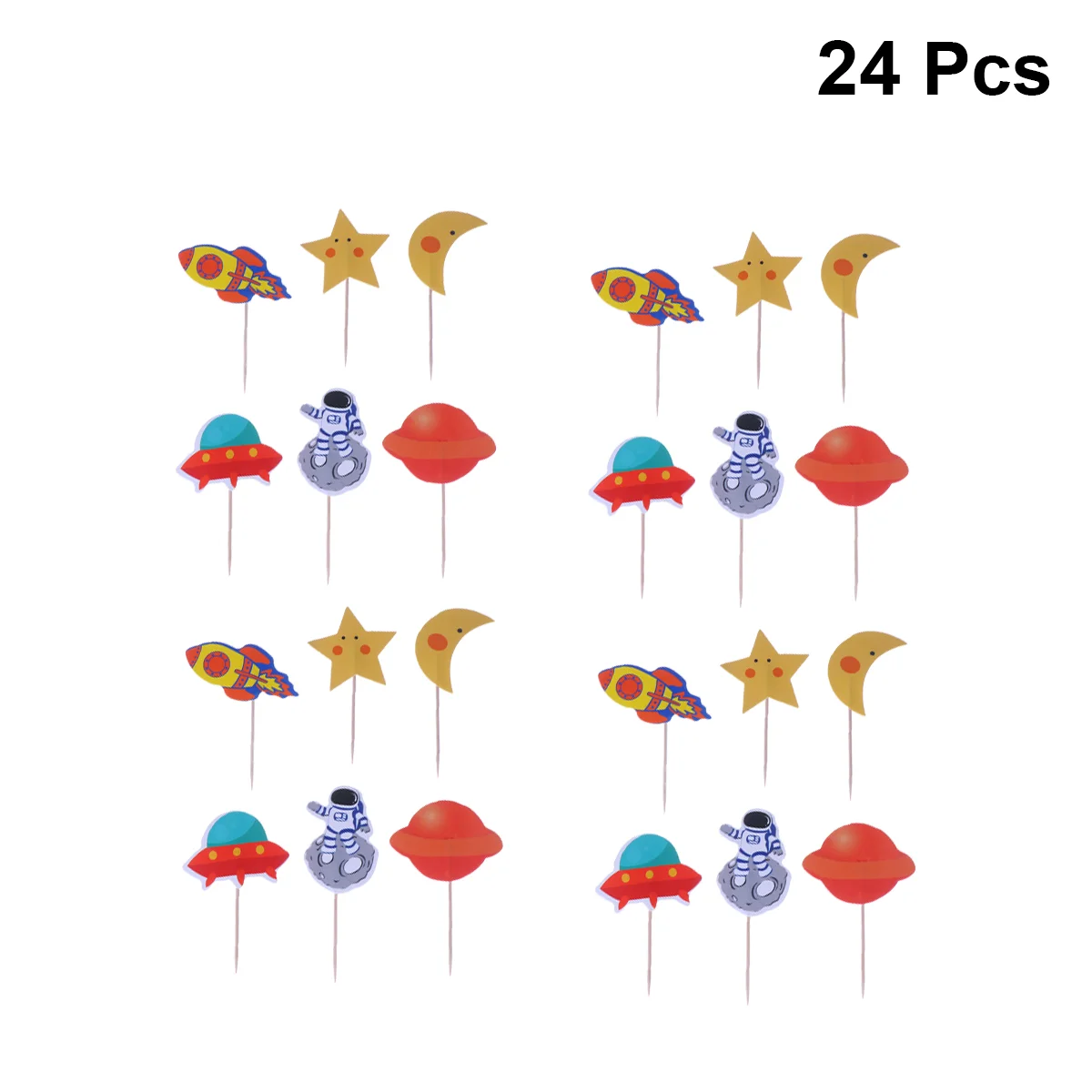 

Party Paper Cupcake Picks Astronaut Birthday Paper Dessert Toppers Graduation Cake Party Wedding Cake Decor