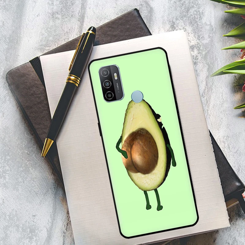 Funny Avocado Quotes Phone Case For OPPO A15 A16 A5 A9 A31 A53 A53S A1K A3S A5S A52 A72 A83 A91 A93 A54 A74 A94