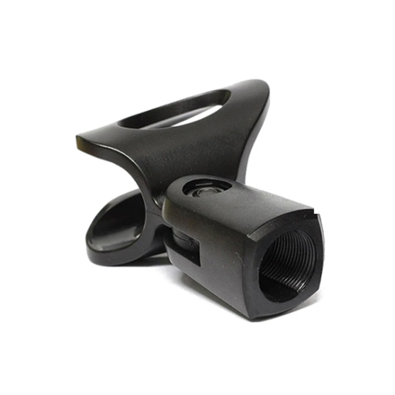 

Q81F Flexible Plastic/Copper Threading Universal Microphone Clip Mic Stand Long-lasting Reliable Strength Mic Adapter