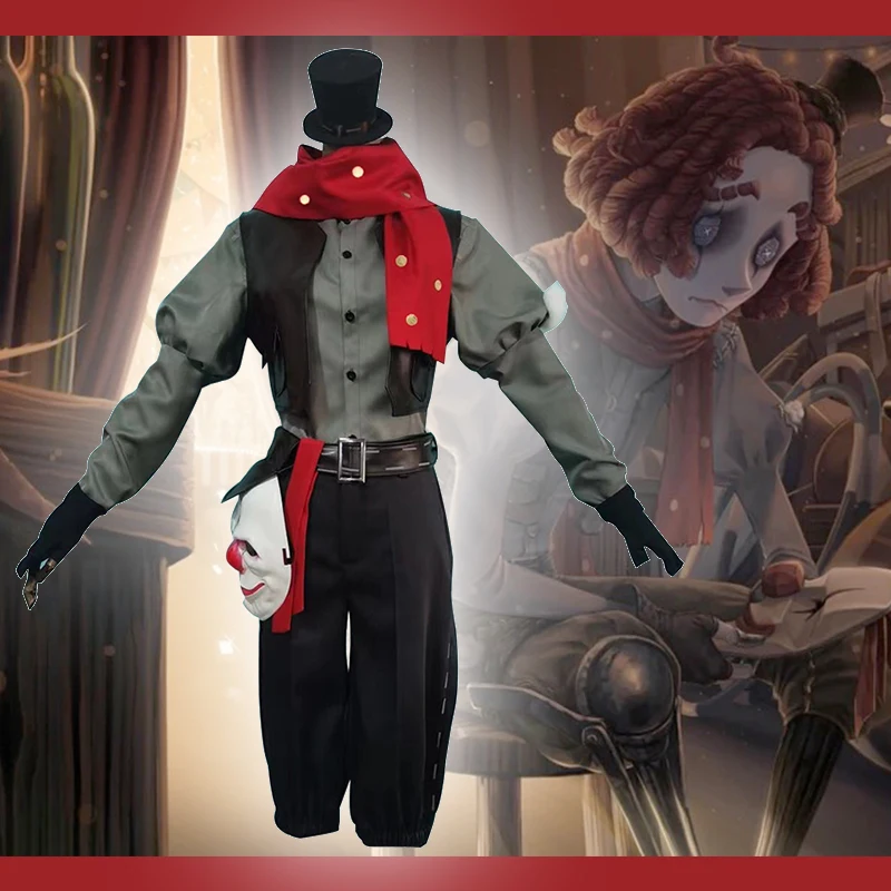 

Game Identity V Cosplay Costumes Survivor Joker Weeping Clown Circus Clown Cosplay Costume Uniforms Clothes Suits Sets