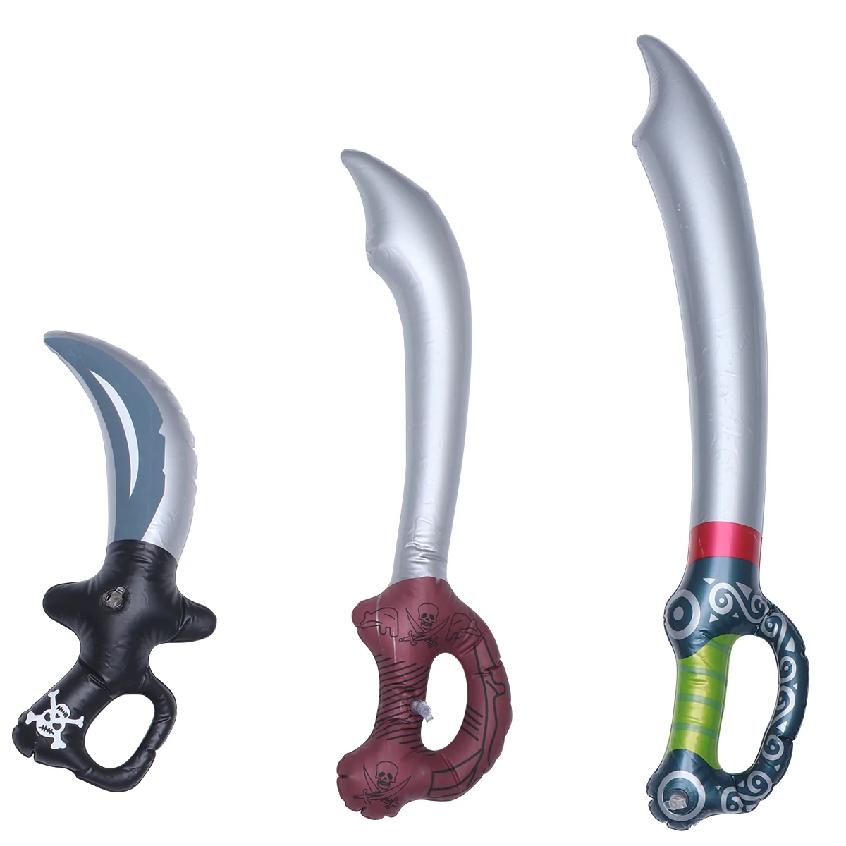 

6 Pcs Balloon Pirate Toy Kids Inflatable Sword Knife Halloween Pvc Child Children