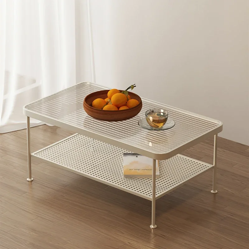 Стиль ваби-саби стекло Чанхун простой японский диван приставной столик гостиная