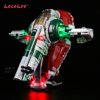 locolee led light kit for 75312 boba fetts starship block diy toy building blocks lighting set not include model