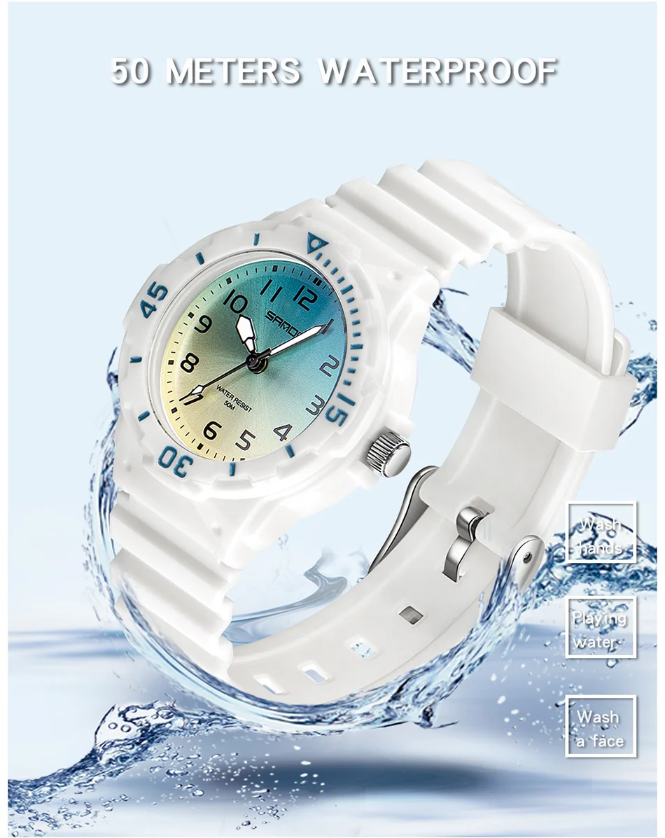 SANDA 2023 Hot Sell Youth Style Women Watch Simple Arabic Numeral Dial Waterproof Quartz Wristwatch Gifts Relógio Feminino 6011 enlarge