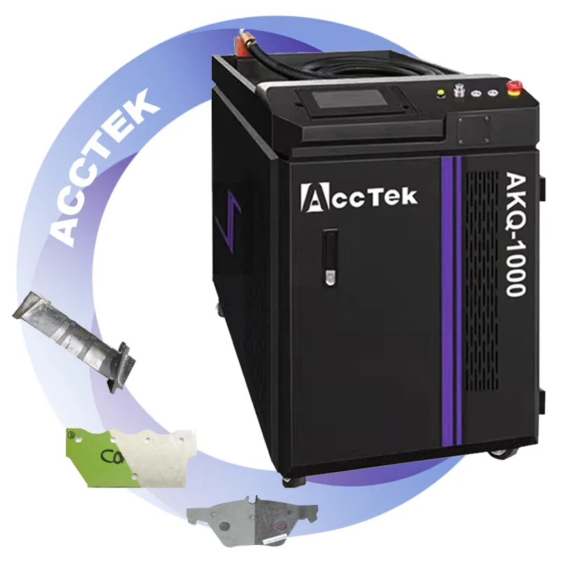 

AKQ1000 Metal Rust Oxide Painting Coating Graffiti Removal Laser Cleaning Machine