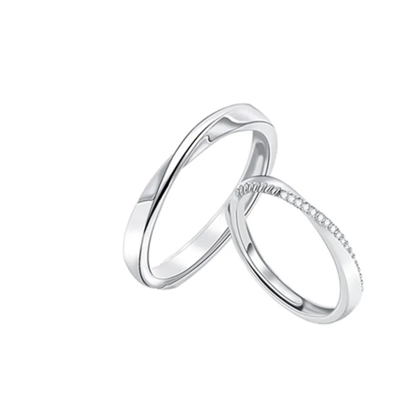 

2022 Light Luxury S925 Sterling Silver Мужчины и женщины Пара простых высококачественных роскошных ювелирных подарков