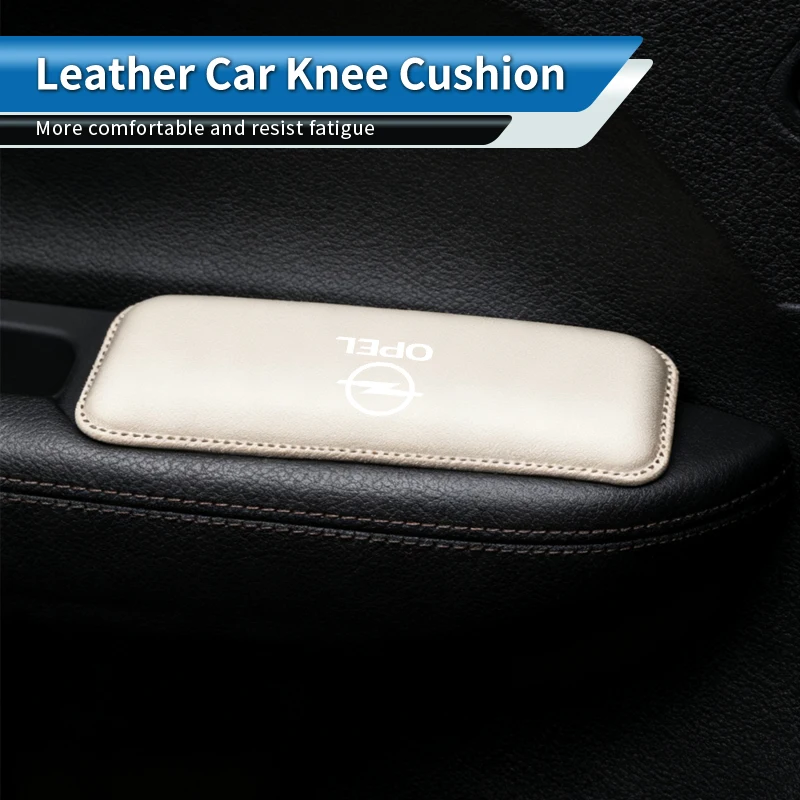 Фото Мягкая кожаная подушка для коленей и локтей в автомобиль для Opel Corsa, Astra, Insignia, Vectra, Zafira, Meriva, Mokka, Grandland №4