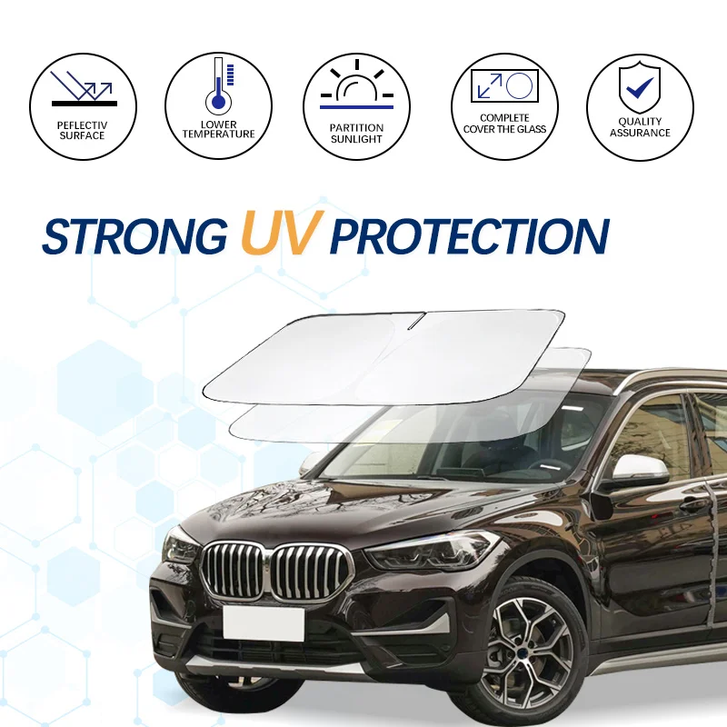 Солнцезащитный козырек на лобовое стекло автомобиля от солнца для BMW X1 F48 2016 2017 2018