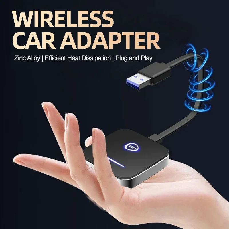 Для Volkswagen T-Roc A1 Mini 2in1 WiFi Обновление Plug and Play Беспроводная связь Apple CarPlay и Android