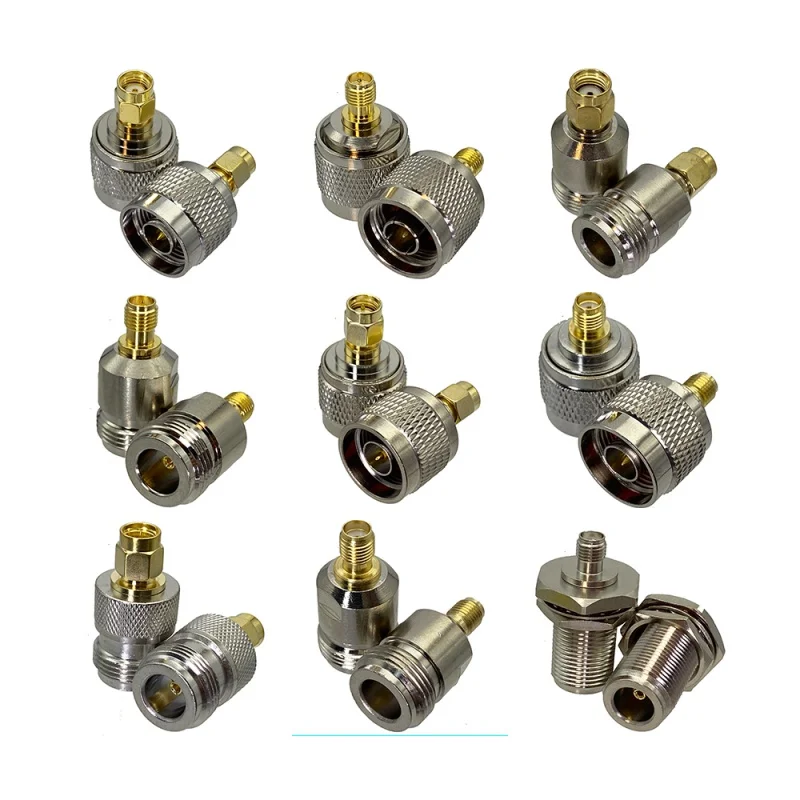 

1Pcs N to SMA RP SMA Male plug & Female jack RF Coaxial Adapter connector Bulkhead Test Converter 50ohm Wire Terminals