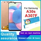 ЖК-дисплей 6,4 дюймов OLED  Super AMOLED для Samsung Galaxy A30s, A307F, A307, A307FN, A307A, сенсорный экран, сменный дигитайзер в сборе