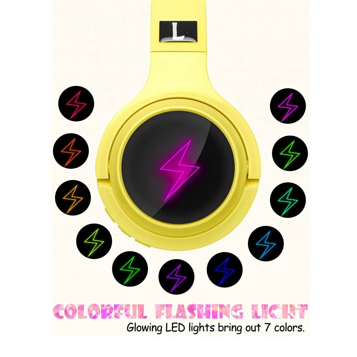 Беспроводные Bluetooth-наушники с микрофоном цвет в ассортименте