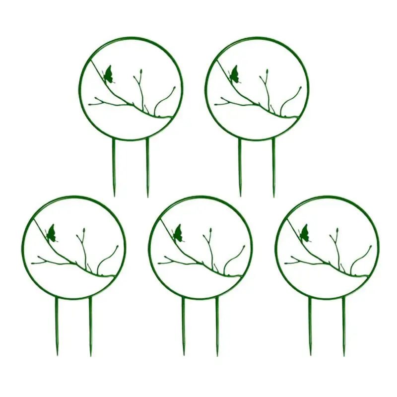 

Indoor Plant Trellis Green Garden Trellis For Climbing Plants 5pcs Plants Support Outdoor For Climbing Vegetable Rose Potted