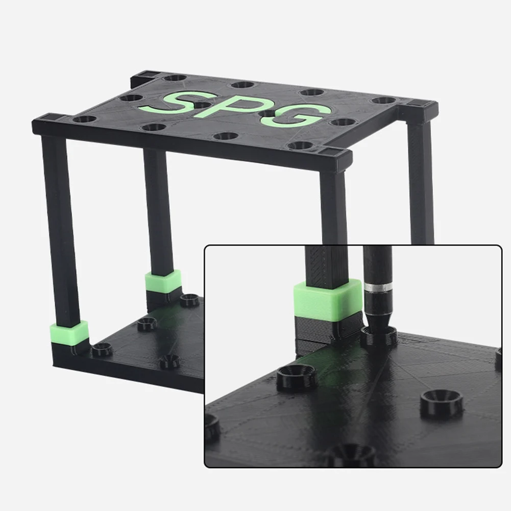 

SPG Vertical Arrow Stand PLA Large-Capacity Splicing Portable Arrow Stand Archery Archery Accessories Quivers 17x13.5x10cm