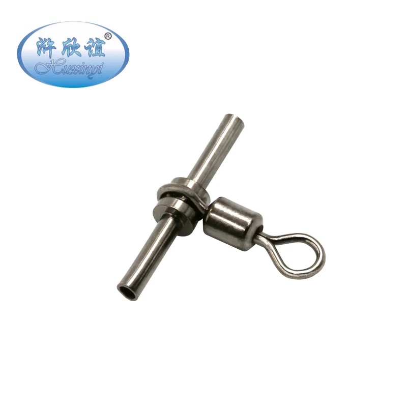 

Cross-line Brass head and tuoe 3-way fishing rolling swivels carp tackle connector