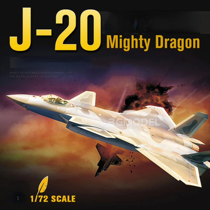 

NXS China J-20 J-20 Veyron Stealth Fighter Model Resin Model Kit Tumei Colorless Self-assembling Resin Doll Military Figure