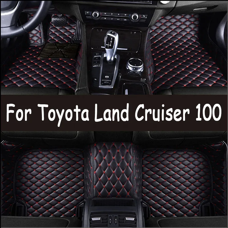 Автомобильные коврики на заказ для Toyota Land Cruiser 100 2002 2003 2004 авто роскошные кожаные