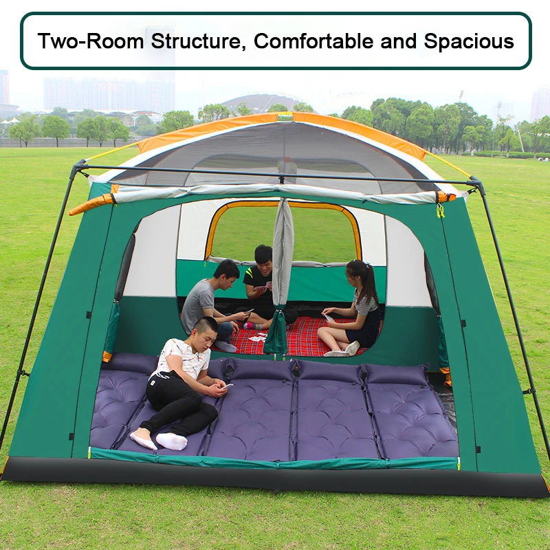 Уличные палатки для кемпинга водонепроницаемый тент большой семейный