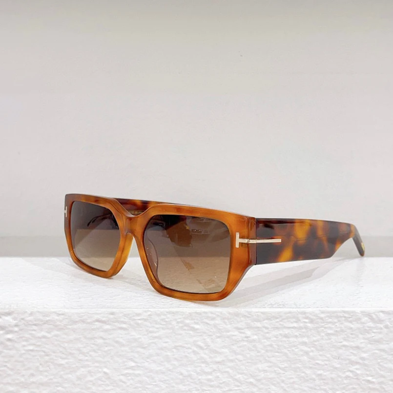 

FT0989 Latest Sunglasses with Myopia Lenses Retro Personality Vanguard Fashion Model Plate High Quality Box