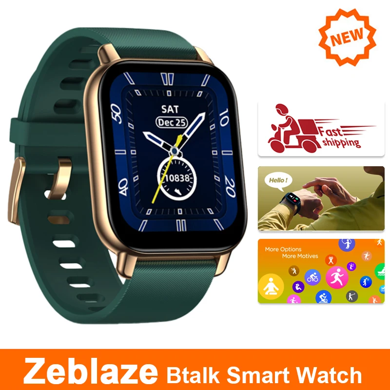 

Zeblaze Btalk Smart Watch Men 1.86 Fitness Smartwatch Large Color Display Voice Calling Health Monitor Long Battery Life Band