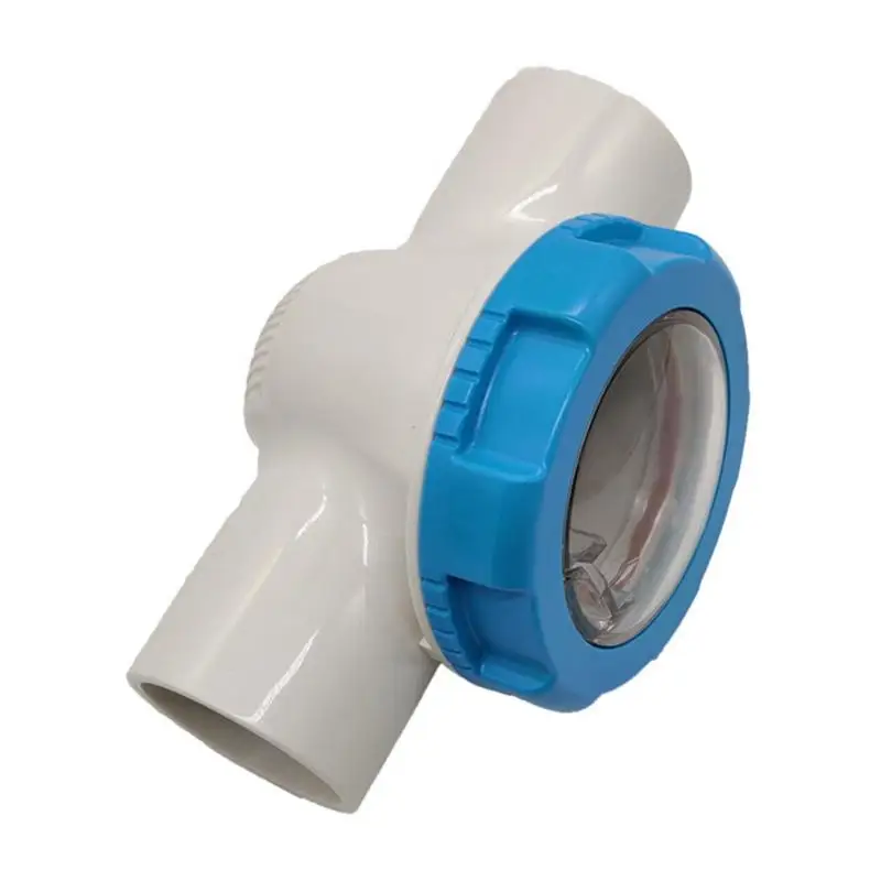 

Check Valve Pool 2 Inch Visual Corrosion Resistant Pool Check Valve One-Way Pipe Water Equipment With Detachable Transparent