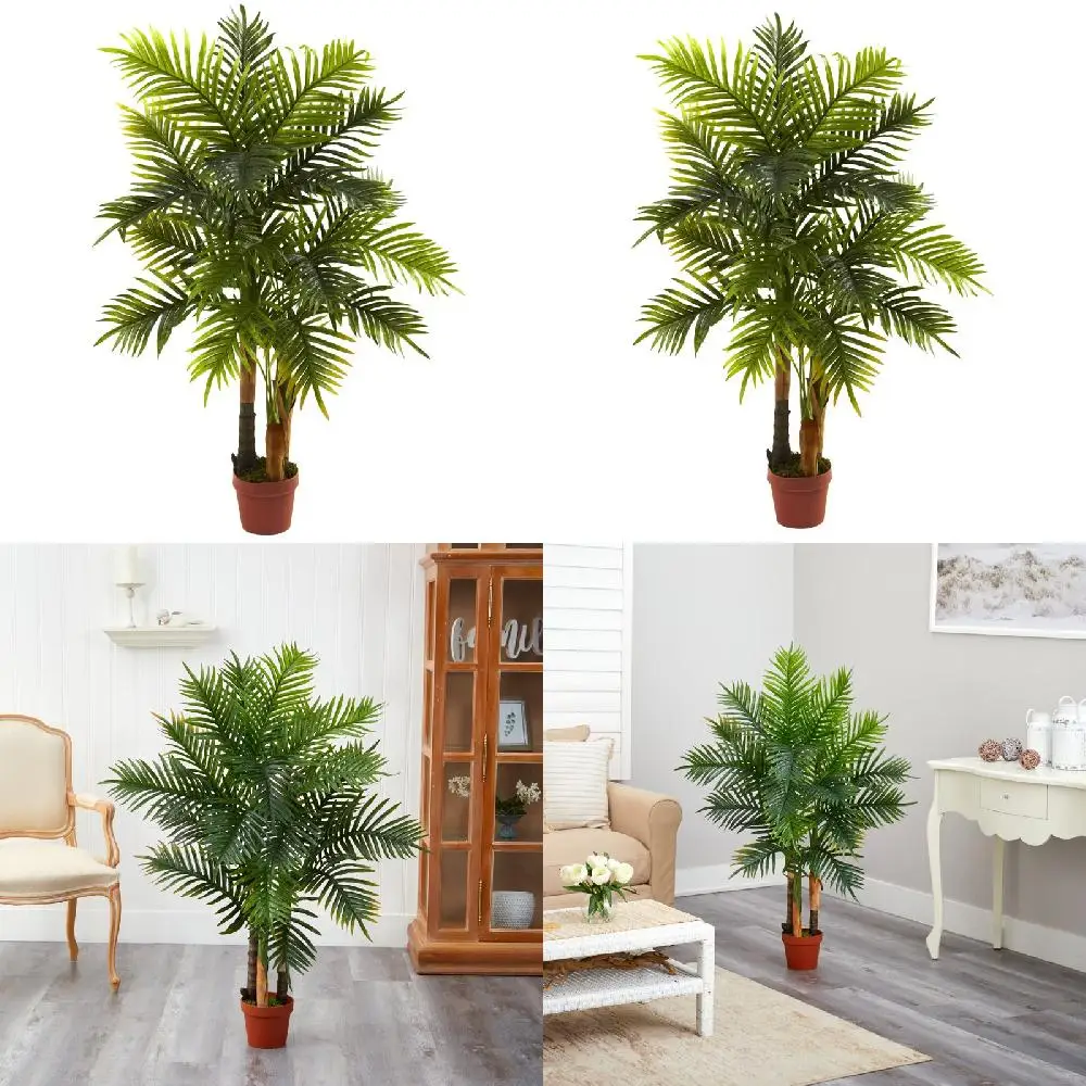 

Beautiful Real Touch Artificial Areca Palm Tree, Vibrant Green Color