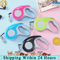 3m5m dog leash automatic retractable durable dog roulette nylon dog collar extension puppy walking running lead dog accessories