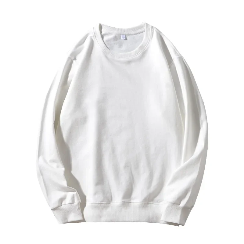 Свитшот мужской/женский однотонный Повседневный хлопковый пуловер толстовки